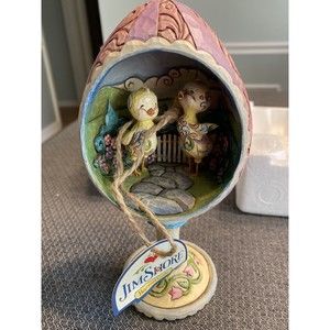 NIB Jim Shore Heartwood Creek Hatched Just In Time Spring Easter Chick Figurine